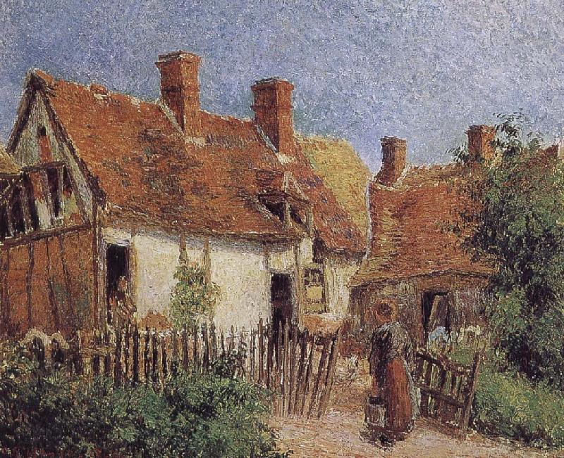 Camille Pissarro Housing Norge oil painting art